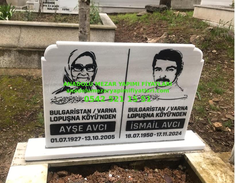 Mermer Mezar Taşı Üzerine Oyma Resim
