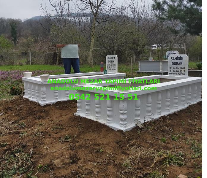 Kütahya Tek Kişilik Sütunlu Hazır Mezar Modeli