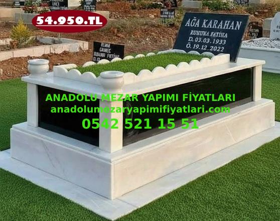 GM7 Siyah Gövde Granit Mezar - İstanbul Granit Mermer Mezar Modeli