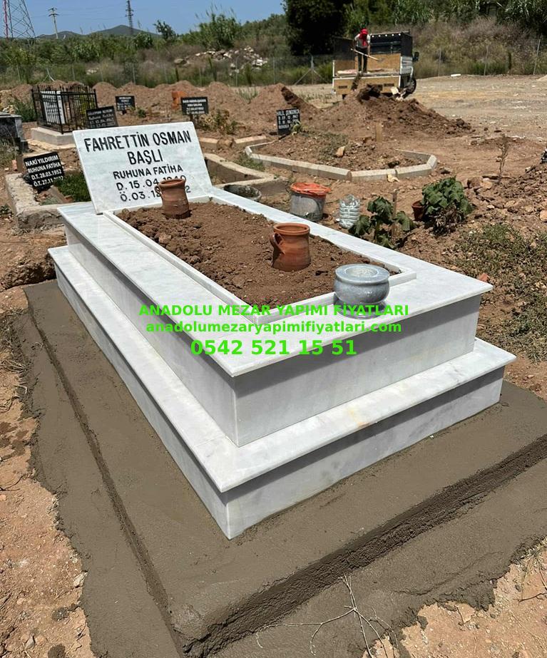 Y86 Tek Kişilik Muğla Mermer Mezar - Kars Mermer Mezar Fiyatları