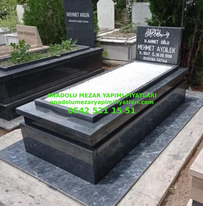 Elazığ A-1 Nero Gaska Granit Mezar Modelleri