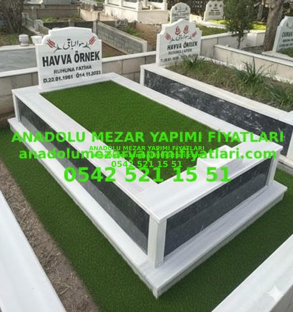 Kastamonu Tek Kişilik Gövde Uludağ Siyah Kitabe Mermer Mezar
