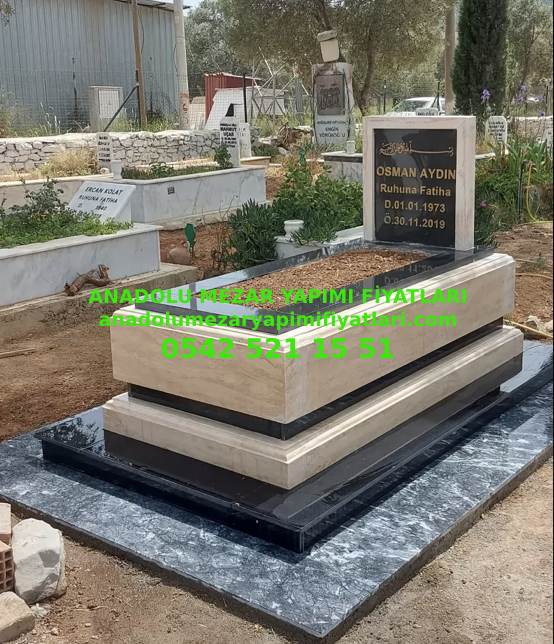 Tunceli TRAVERTEN PROFİLLİ MEZAR KOMPLE 5-10 CM ARASI KALINLIKTA L14 Traverten Mezar - Görsel 3